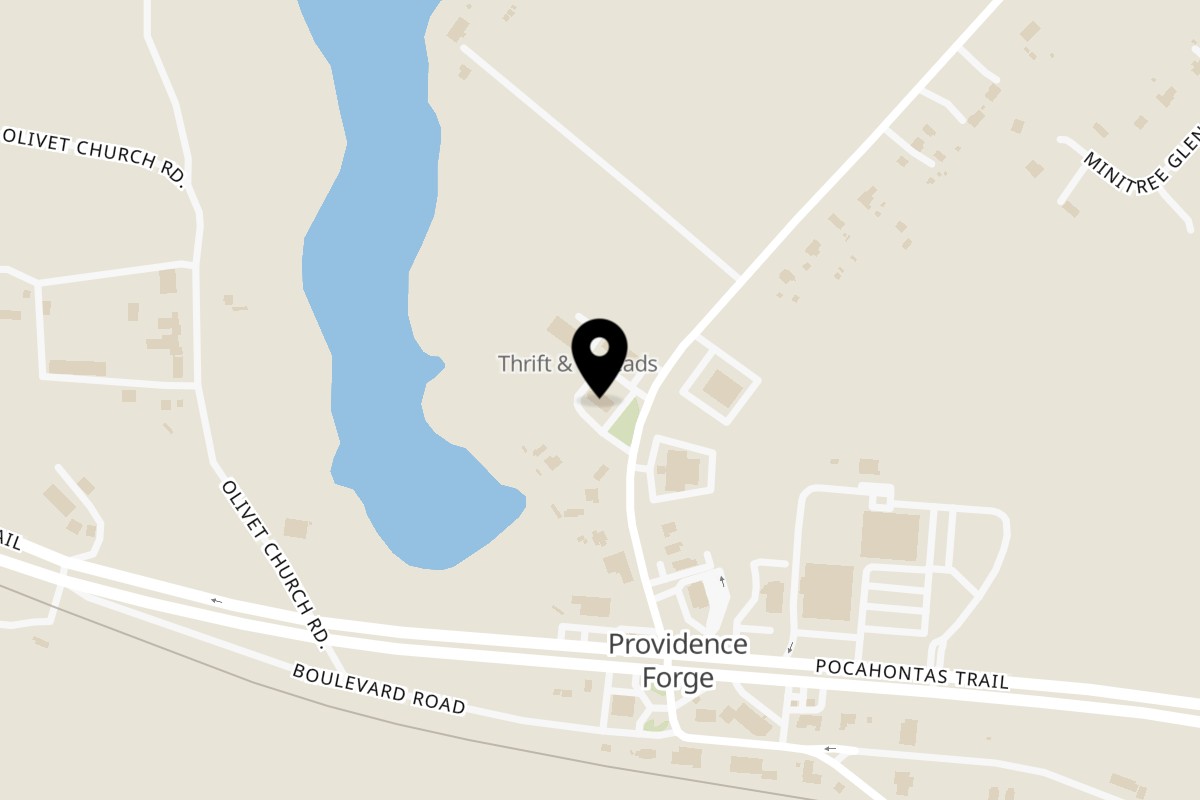Map showing the location of Don Miguel Mexican Restaurant on 3560 N Courthouse Rd in Providence Forge